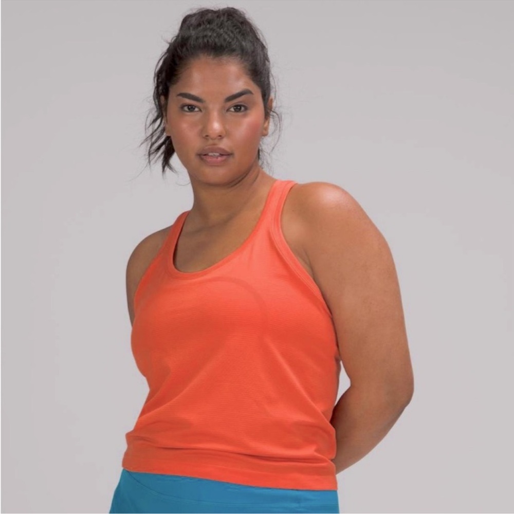 Lululemon Swiftly Tech Racerback Tank Top 2.0 *Race Length in Warm Coral